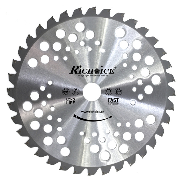 TCT tungsten carbide saw blade for wood 125*22.2MM T40