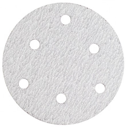 Velcro Sandpaper Disc Velcro abrasive disc water and oil resistance white aluminum oxide for metope polishing