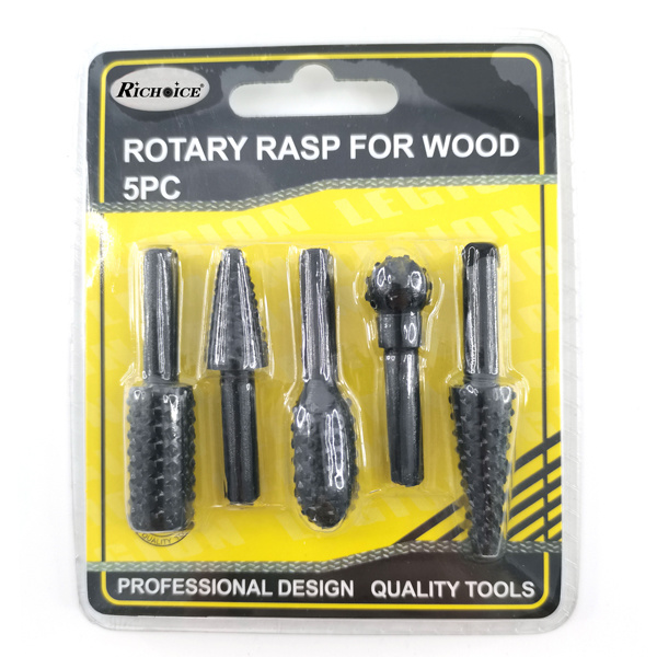 5Pcs of Wood Carving Rotary Rasp File