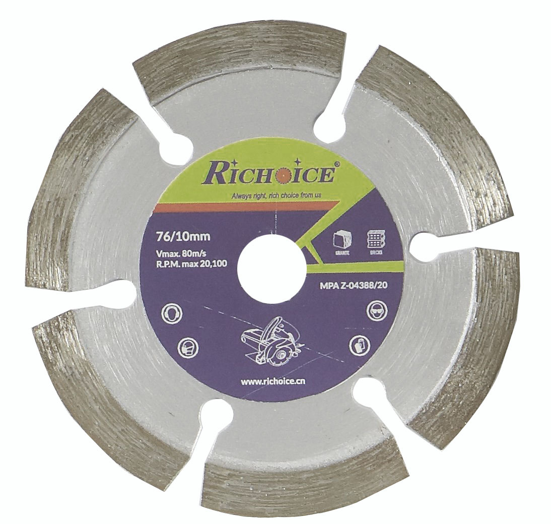 76mm mini diamond saw blade for Li-power machine-Zhenjiang 