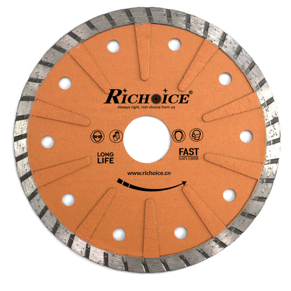 Turbo Circular Saw Blade for Marble, Granite, Concrete and Stone