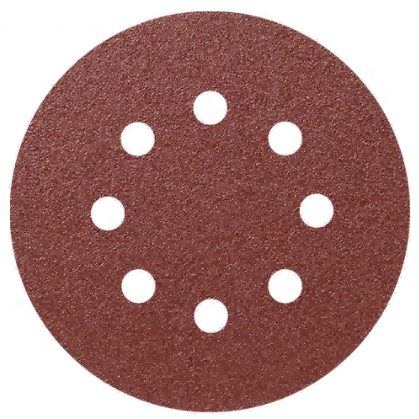 Disco abrasivo de velcro con agujeros para accesorios de metal, autopartes y madera, ect
