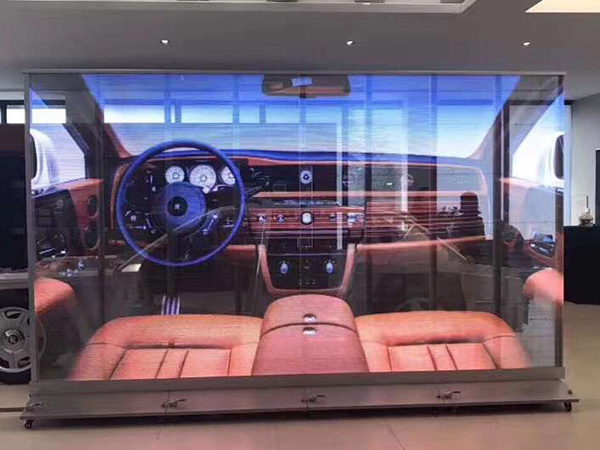 Example of Transparent LED Display P2.6-5.6 at the Sydney Motor Show, Australia Example of Transparent LED Display P2.6-5.6 at the Sydney Motor Show, Australia