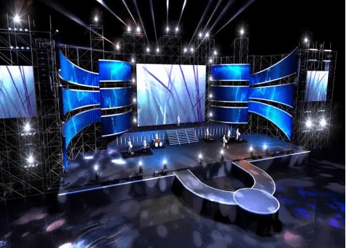 Indoor LED Stage Rental Display P2.6, Washington Opera House, USA Indoor LED Stage Rental Display P2.6, Washington Opera House, USA