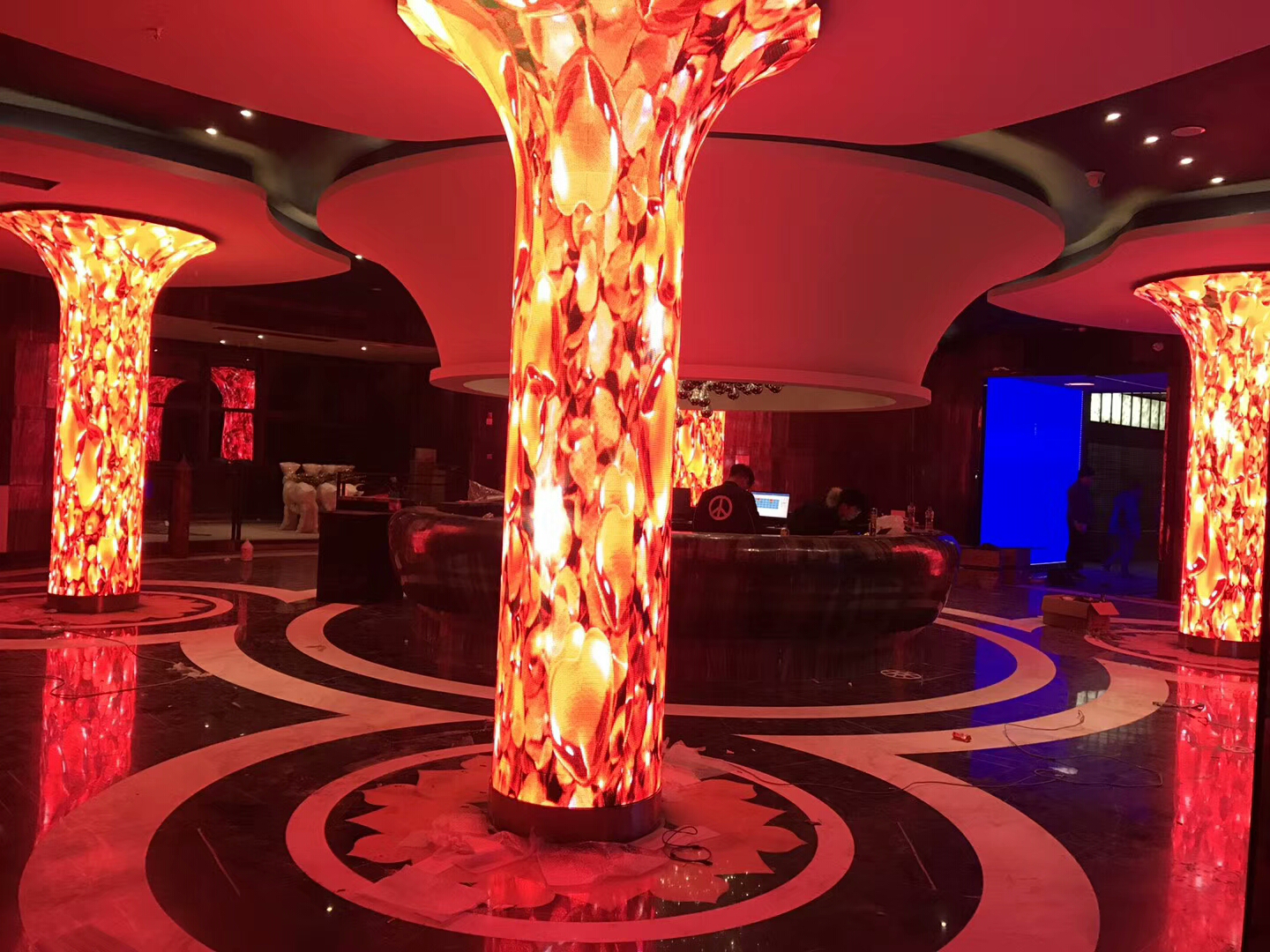 LED Flexible Display P4, Star King KTV, Taizhou , China LED Flexible Display P4, Star King KTV, Taizhou , China