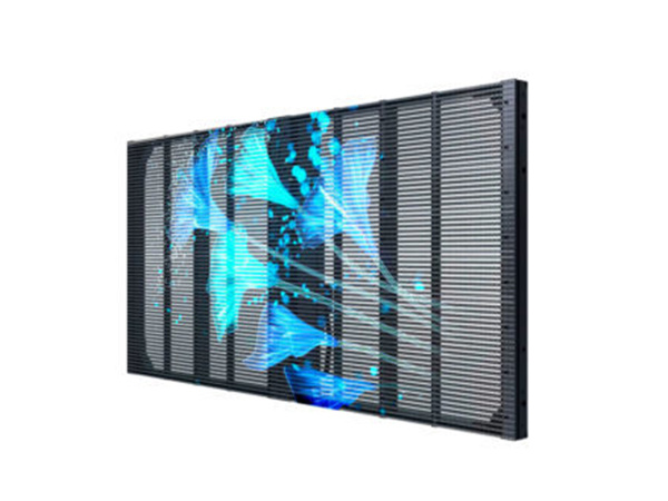 Transparente LED-Anzeige im Freien