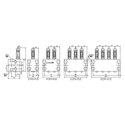 SSPQ-P1.15(VSN-KR)系列雙線分配器(40MPa)