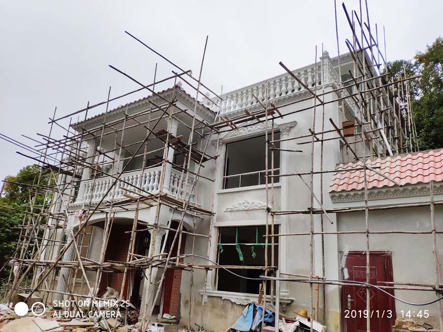 广西桂平莫府桂漆多彩涂料工程