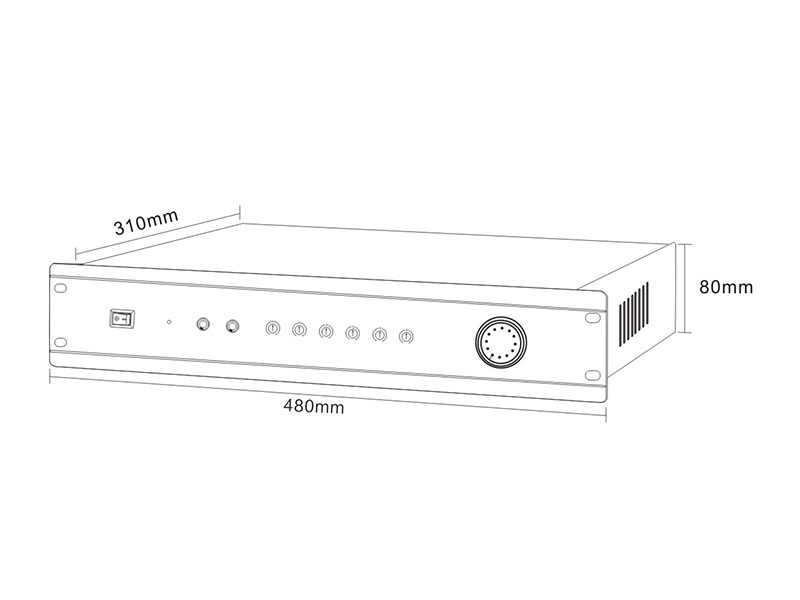 JY-280 Infrared Wireless Audio Power Amplifier