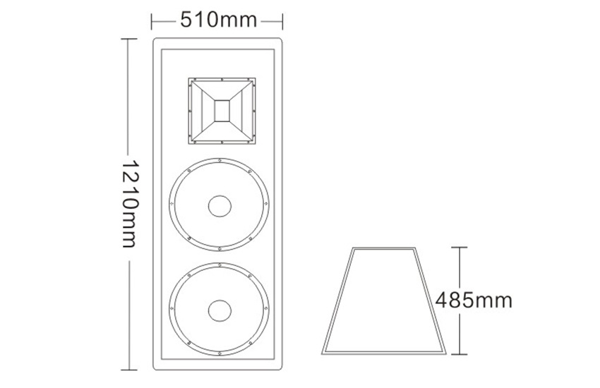 SD-215 dual 15-inch full-frequency speaker