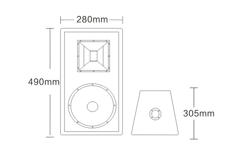 SD-10 single 10-inch full-frequency speaker