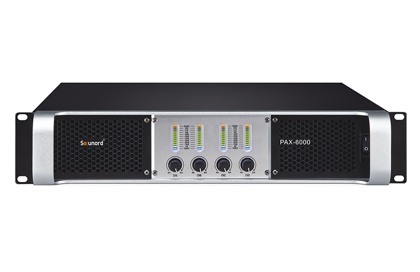 PAX series four channel professional power amplifier