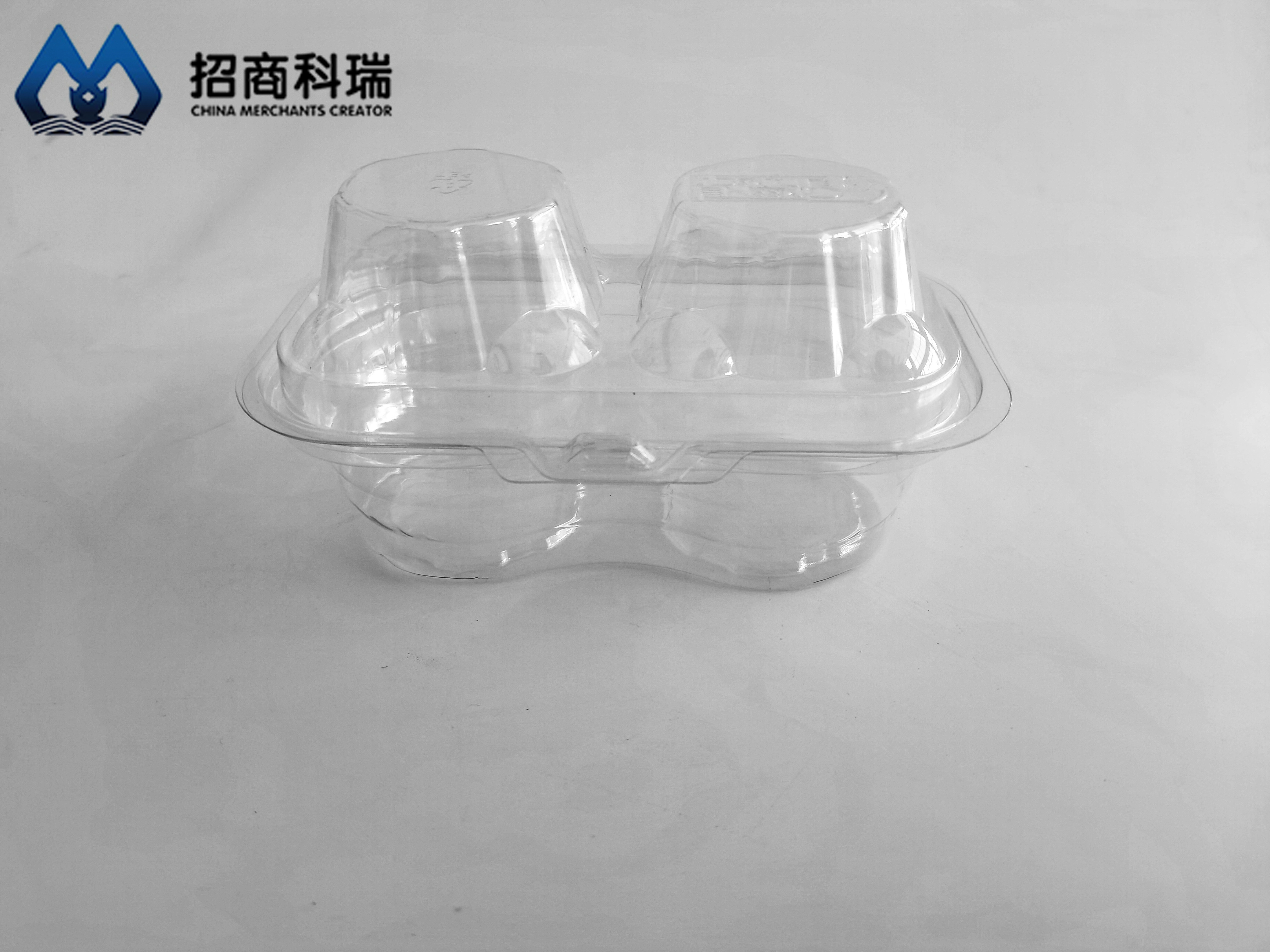 2-compartment Cake Box