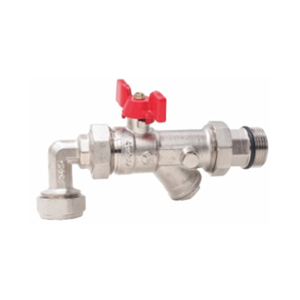 Aluminum plastic outer wire angle inlet valve (butterfly handle)