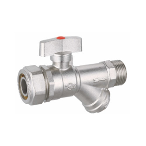 Aluminum plastic outer wire filter ball valve