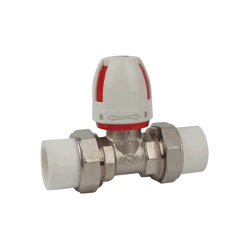 Double PPR Straight Thermostatic Valve