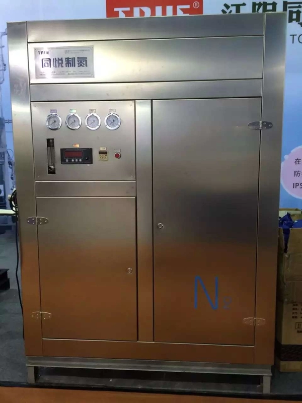 Stainless Steel PSA Nitrogen Generator 99.999% Purity For Food Fresh Packing