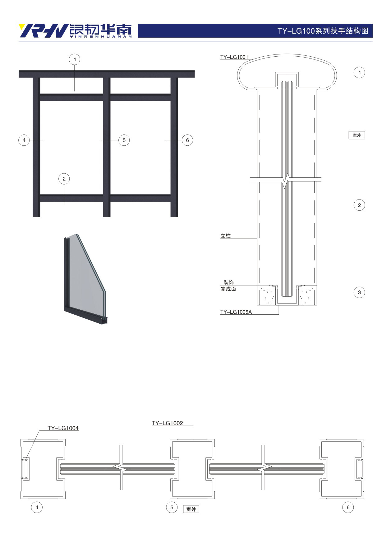 TY-LG100 handrail series