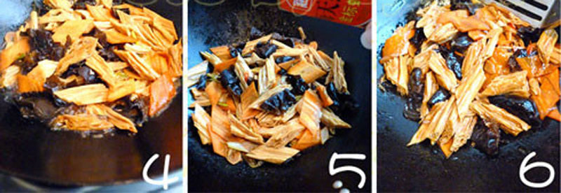 The practice of braised yuba