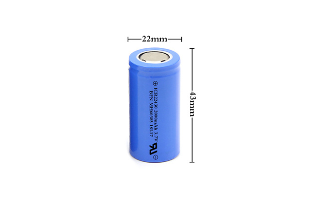 BFN lithium ion battery 22430 2000mAh 3.7V