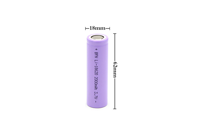 BFN high-quality battery 18620 2000mAh 3.7V