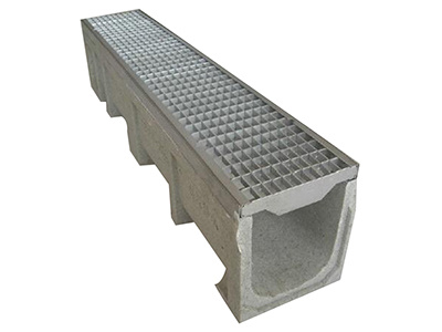 Stainless steel or galvanized steel grating drainage channel
