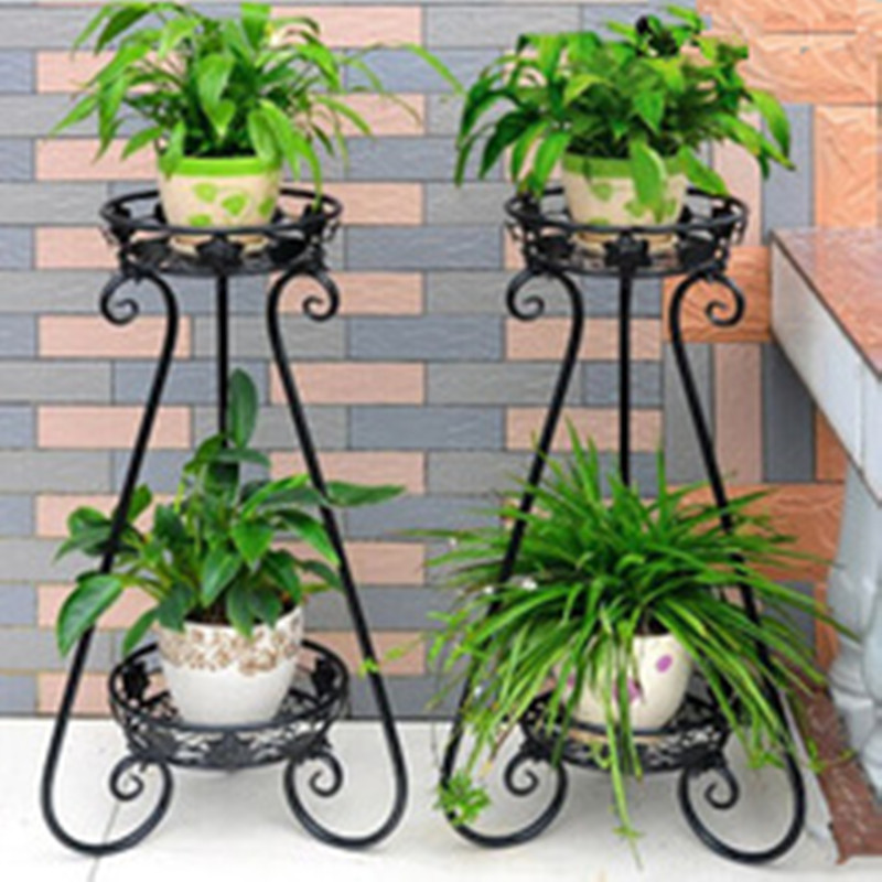 Wrought Iron Flower Stand