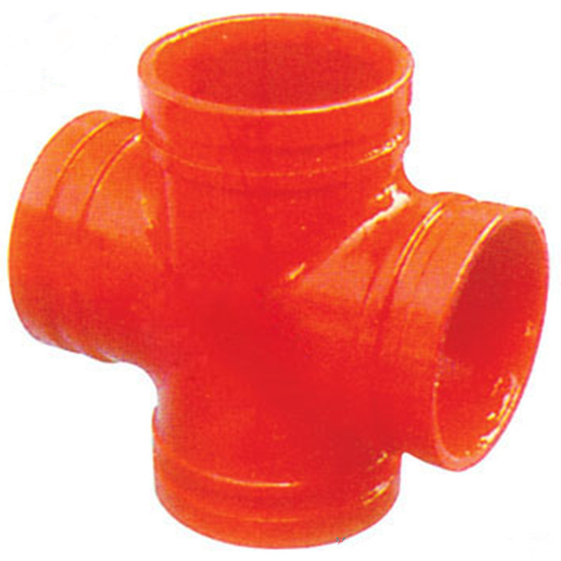 Grooved Fitting Reducing Cross