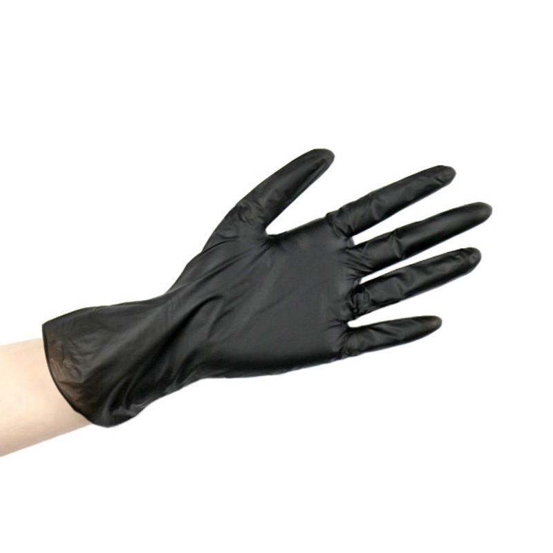 黑色混丁手套