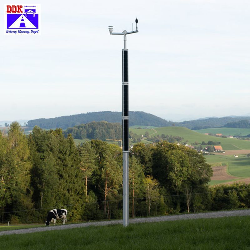 Solar CCTV System Solar Camera With Flexible Solar Panel On Pole DDK-SSPL-20215