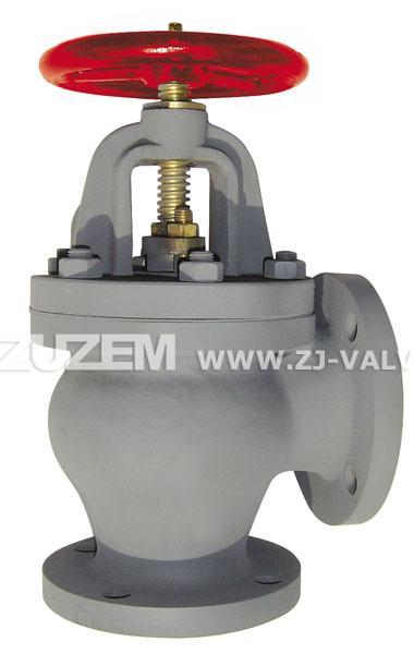 Cast iron 10K screw-down check angle valves