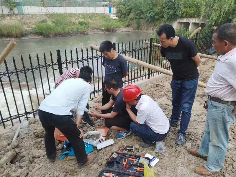 2016 Nanjing major project - Nanjing black and smelly river training provides online flowmeter