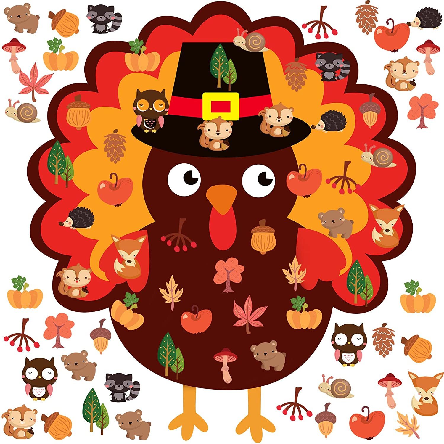 Thanksgiving Turkey felt
