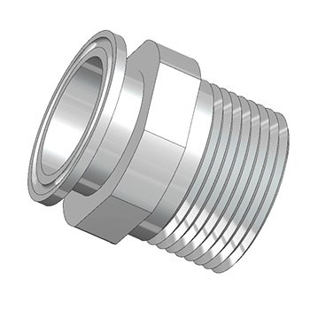 21MP Male Npt X Clamp Adapter