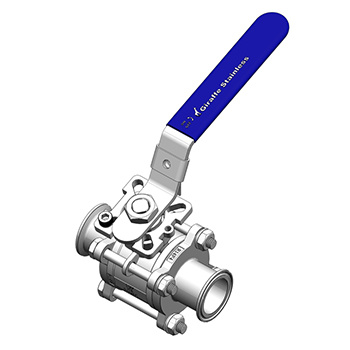 Sanitary 3pcs  Encapsulated Ball Valve Manual mod.SIG/22