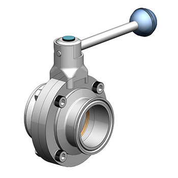 Sanitary Manual Butterfly Valve Clamp End mod.SIG/16