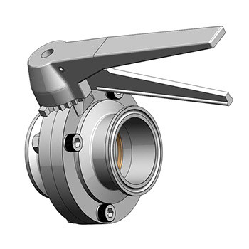 Sanitary Manual Butterfly Valve mod.SIG/19