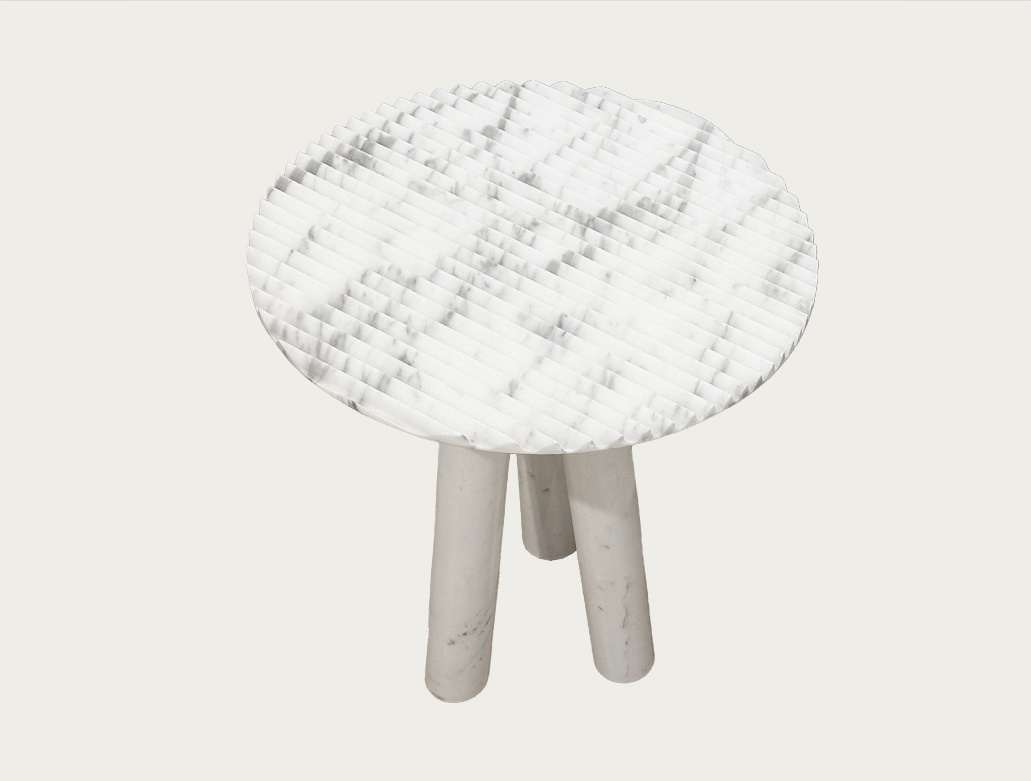 Statuario Marble Side Table