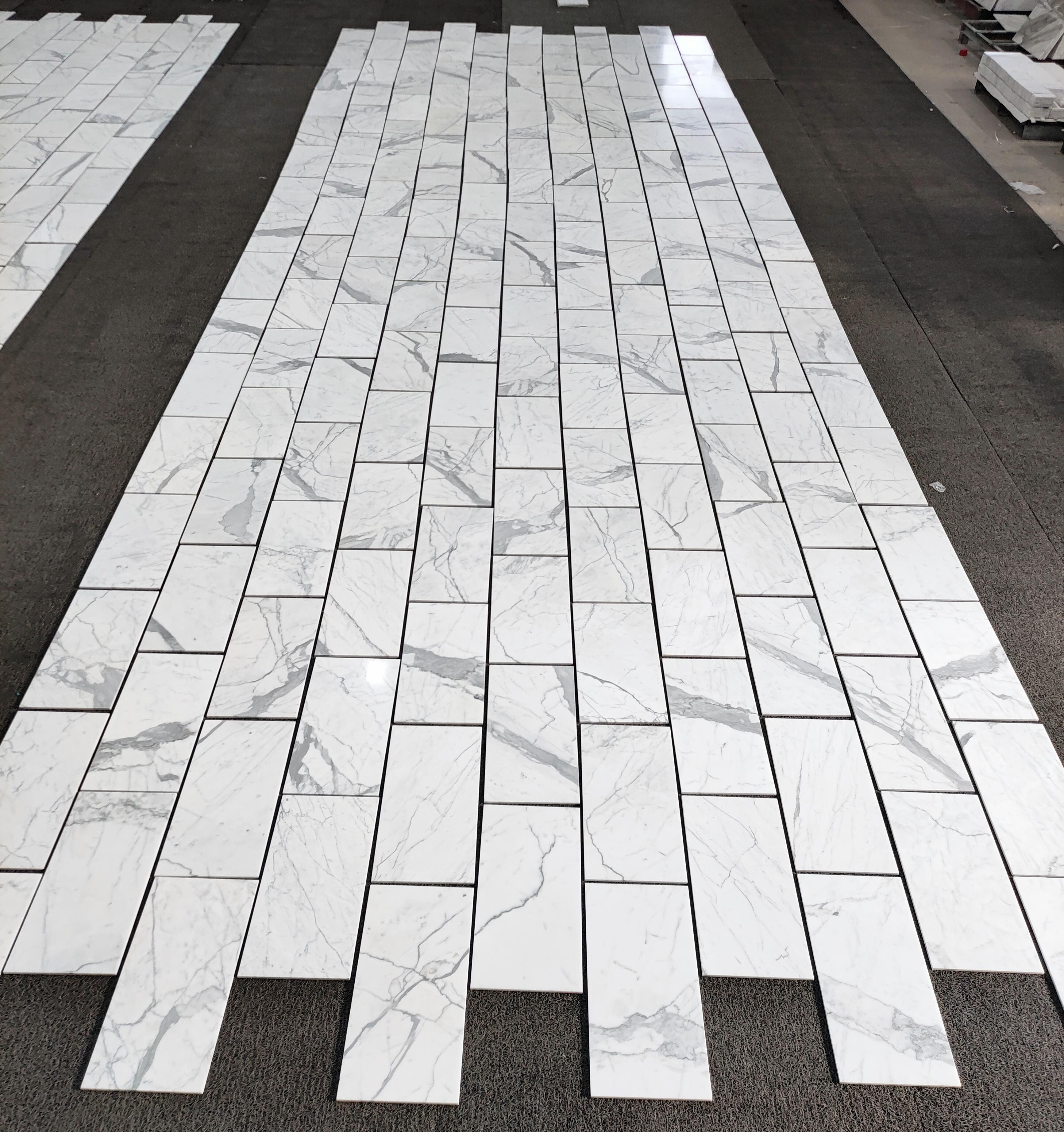 Statuario Nature Marble Tile Supplier China