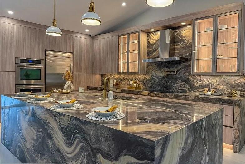 Marble Stone Kitchen Countertop