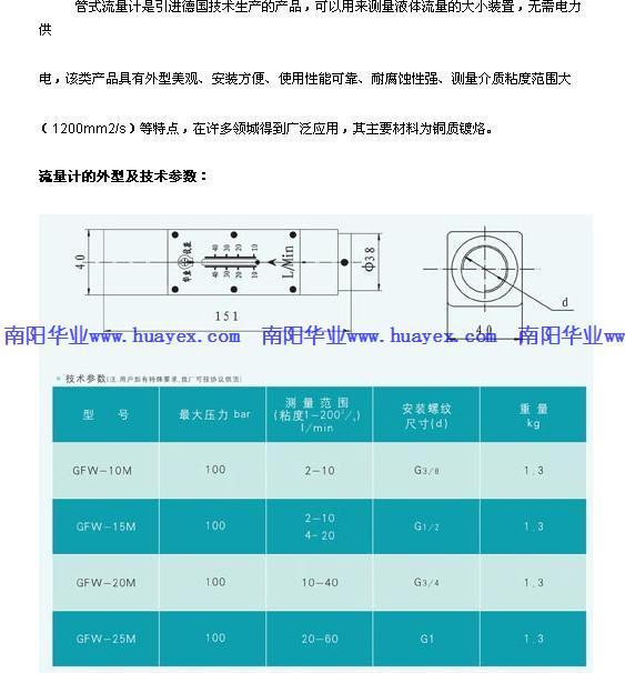 管式流量計(jì)