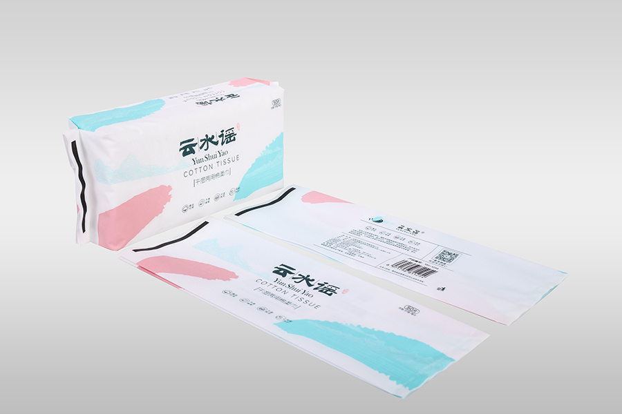 Sanitary napkin packaging bag