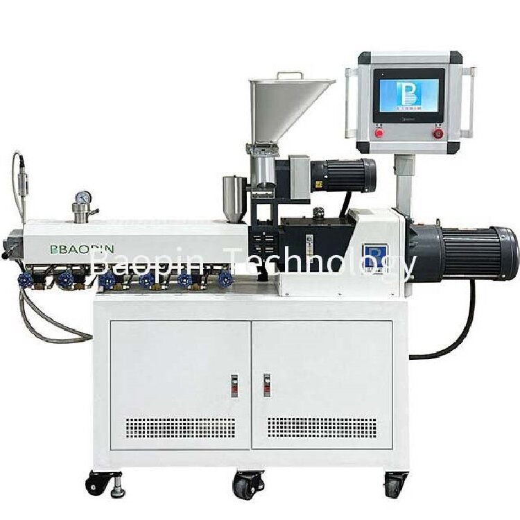 Twin screw extruder PLC type