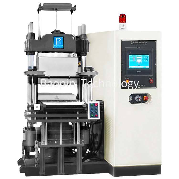 Plate vulcanizing machine vacuum pumping