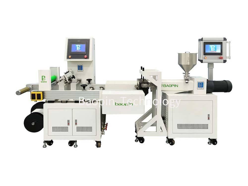 Cast film machine single screw PLC program control type