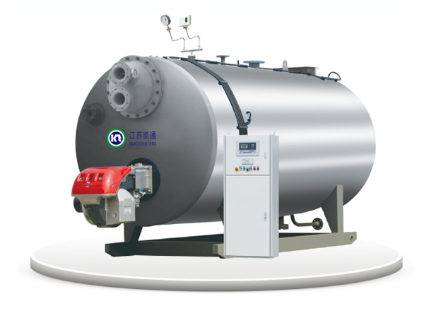 Fuel (gas) vacuum hot water boiler