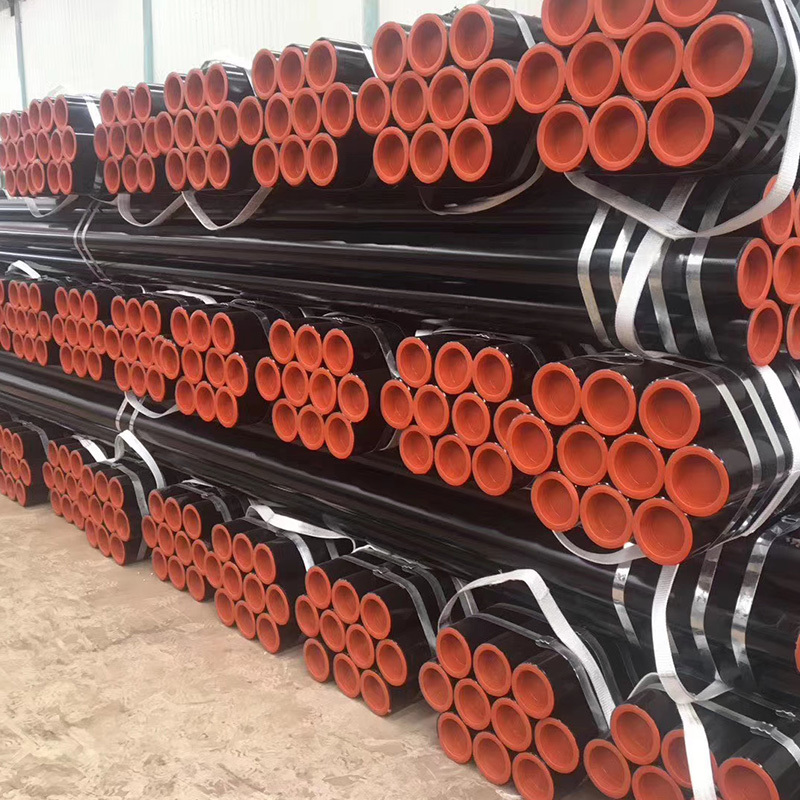 Black Seamless Pipe with red cap