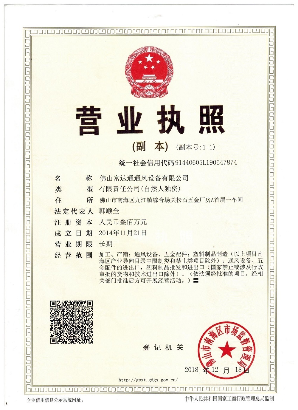 Business License