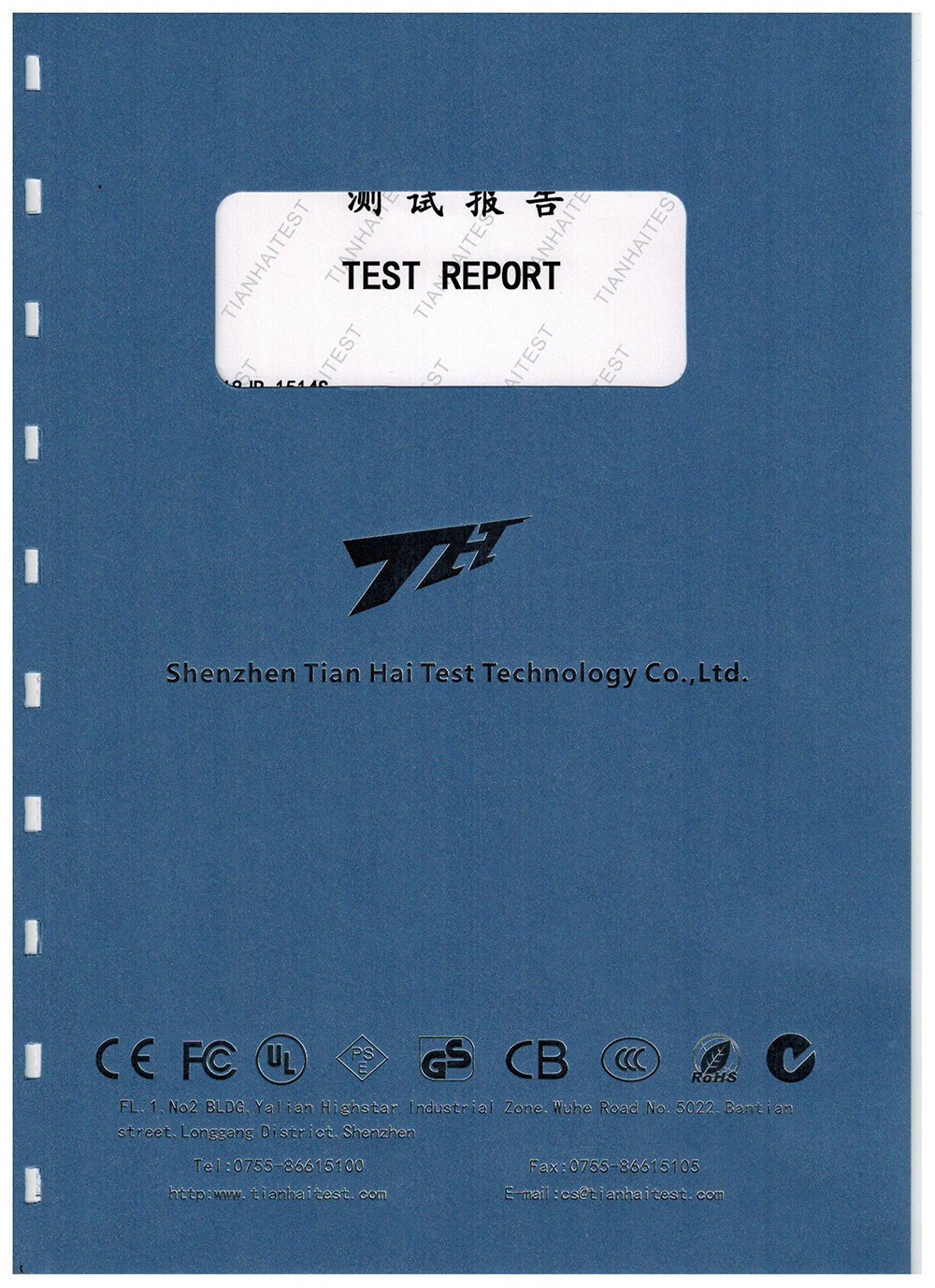 Duct test report