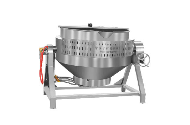 Tiltable gas jacketed pot